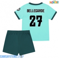 Camisa de time de futebol Wolves Jean-Ricner Bellegarde #27 Replicas 2º Equipamento Infantil 2025-26 Manga Curta (+ Calças curtas)